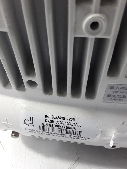 GE Healthcare Dash 4000 - GE/Nellcor SpO2 Patient Monitor