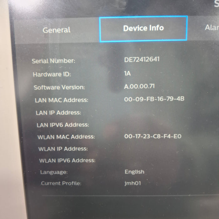 Philips EarlyVue VS30 Vital Signs Monitor
