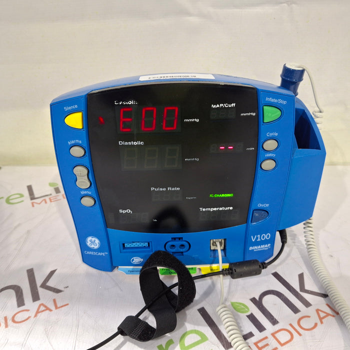 GE Healthcare Dinamap V100 - NIBP, SpO2, Temp Vital Signs Monitor