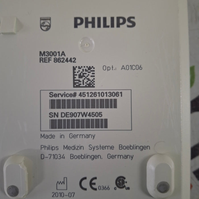 Philips M3001A-A01C06 Fast SpO2, NIBP, ECG, Temp, IBP MMS Module