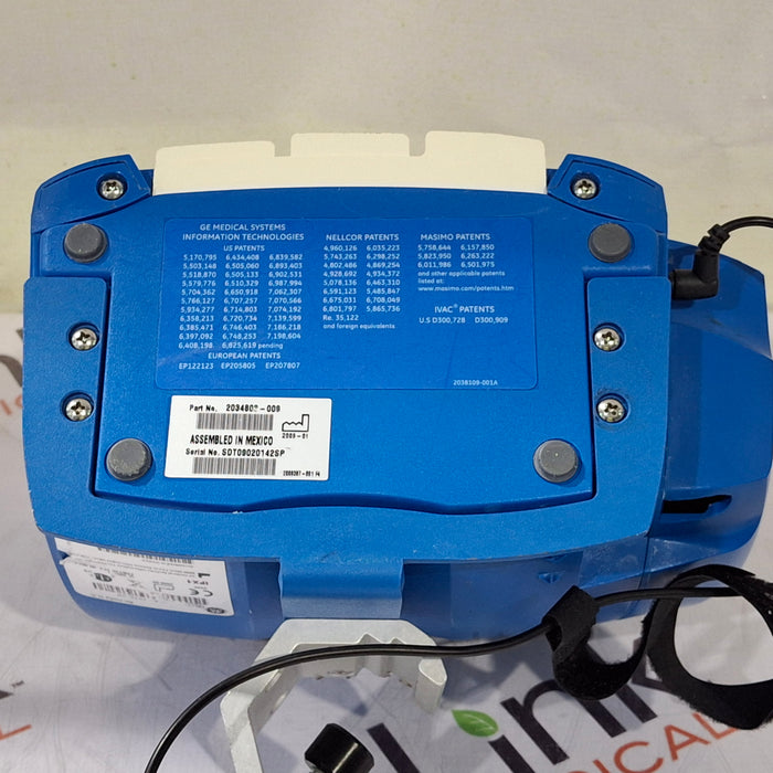 GE Healthcare Dinamap V100 - NIBP, SpO2, Temp Vital Signs Monitor