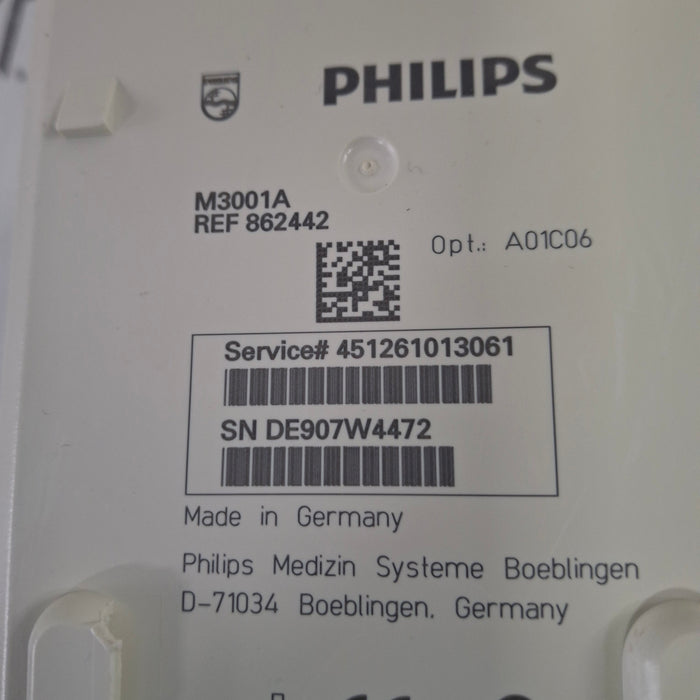 Philips M3001A-A01C06 Fast SpO2, NIBP, ECG, Temp, IBP MMS Module