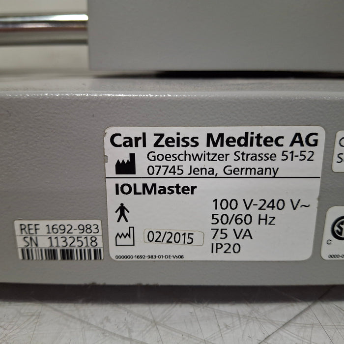Carl Zeiss IOL Master 500 Optical Biometer