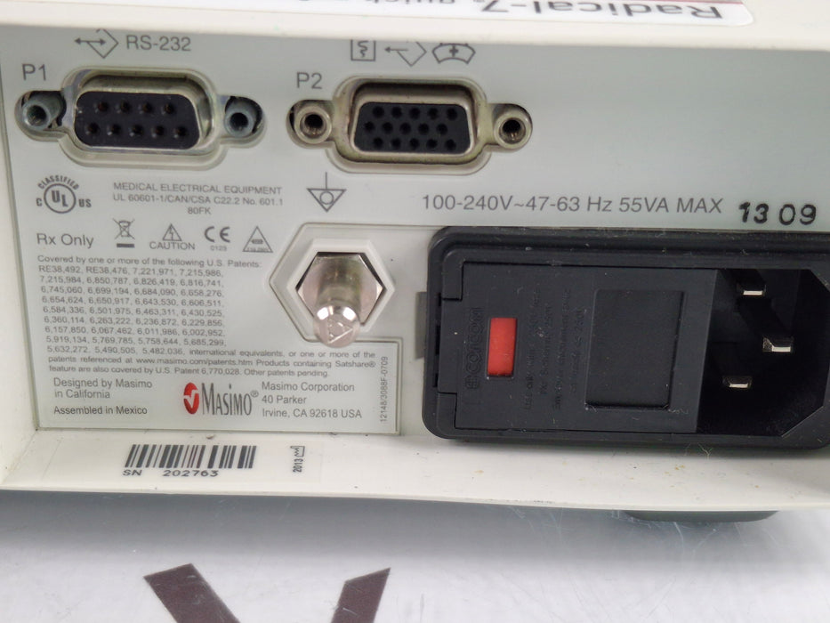 Masimo Radical 7 Pulse Oximeter w/ Base