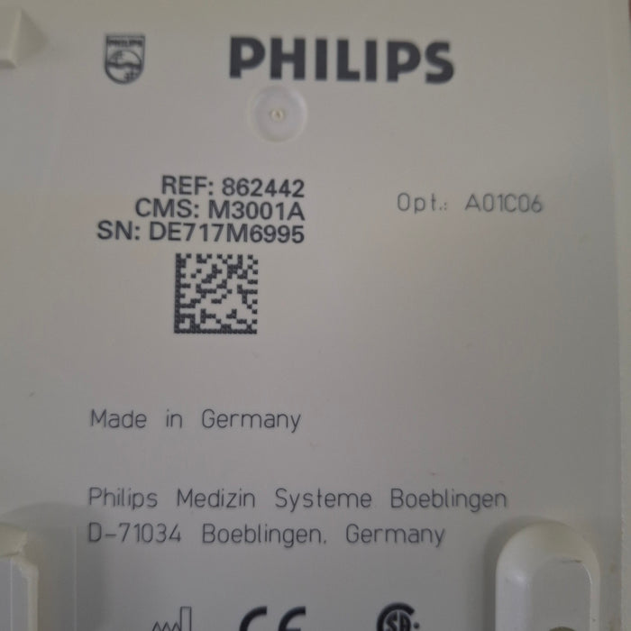Philips M3001A-A01C06 Fast SpO2, NIBP, ECG, Temp, IBP MMS Module