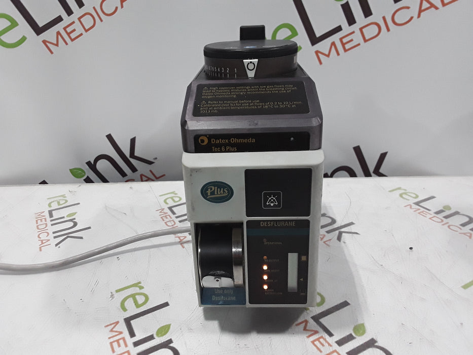 Datex-Ohmeda Tec 6 Plus Desflurane Vaporizer