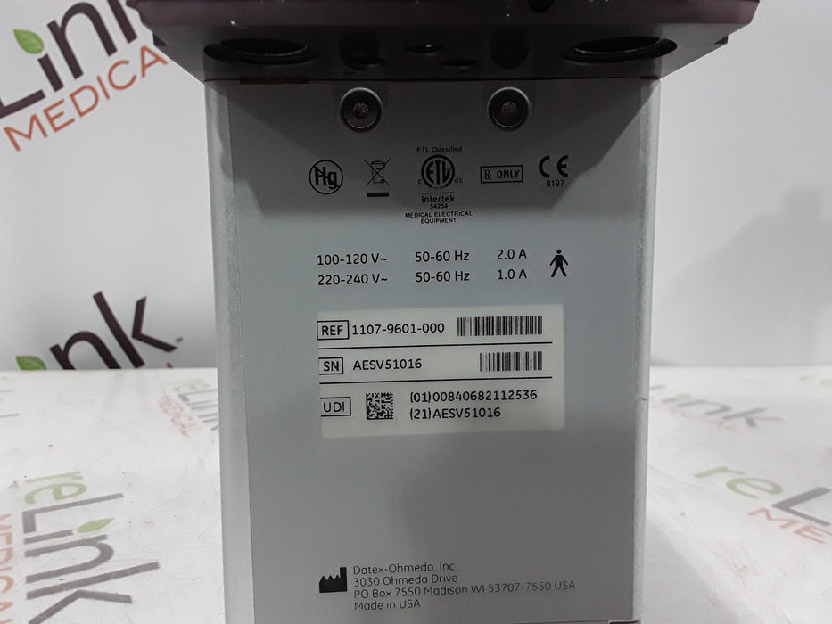 Datex-Ohmeda Tec 6 Plus Desflurane Vaporizer