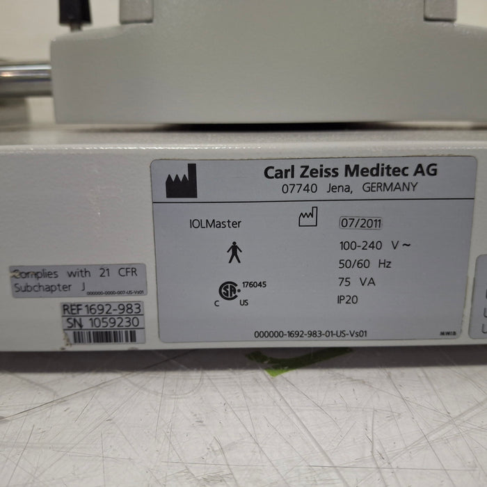 Carl Zeiss IOL Master 500 Optical Biometer