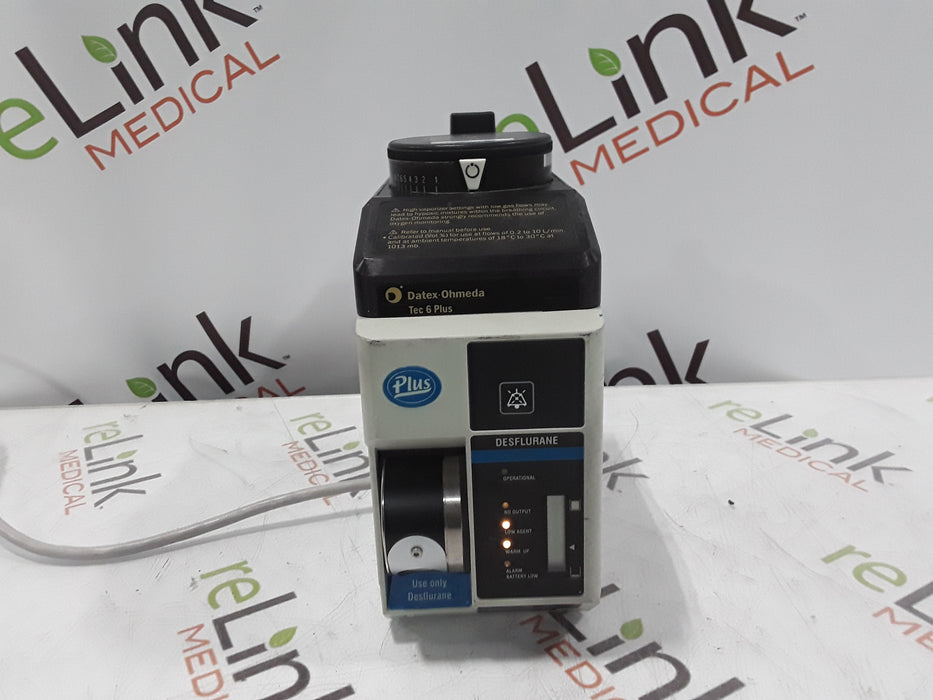 Datex-Ohmeda Tec 6 Plus Desflurane Vaporizer