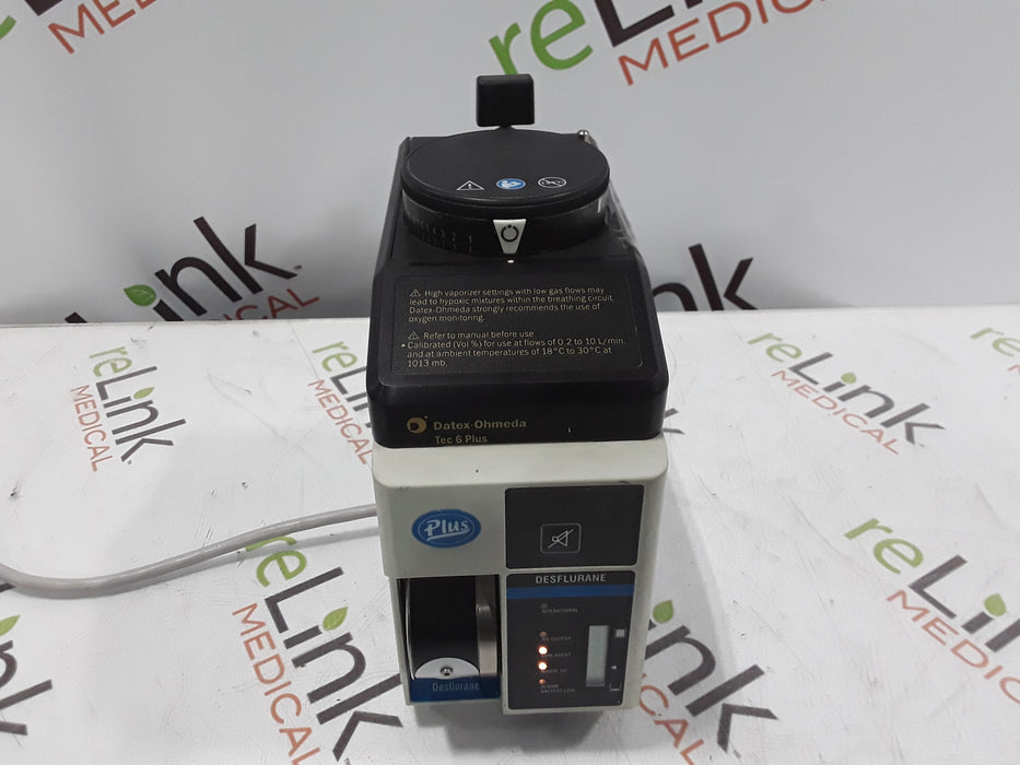 Datex-Ohmeda Tec 6 Plus Desflurane Vaporizer