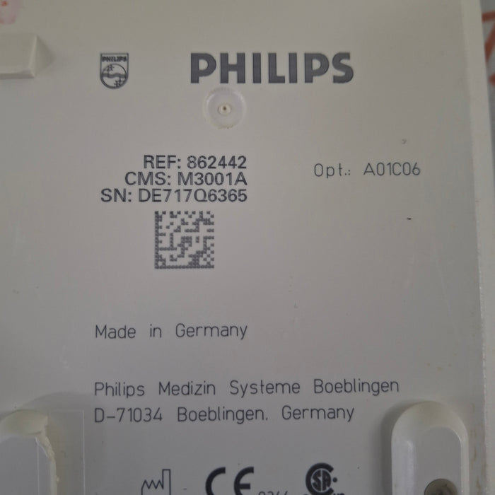 Philips M3001A-A01C06 Fast SpO2, NIBP, ECG, Temp, IBP MMS Module
