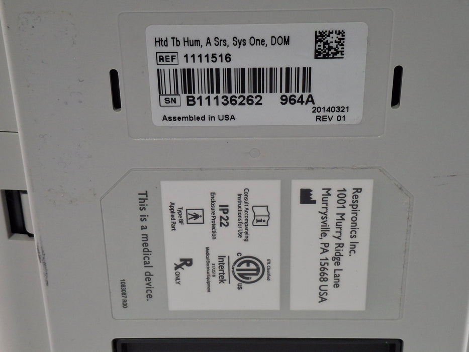 Respironics System One CPAP