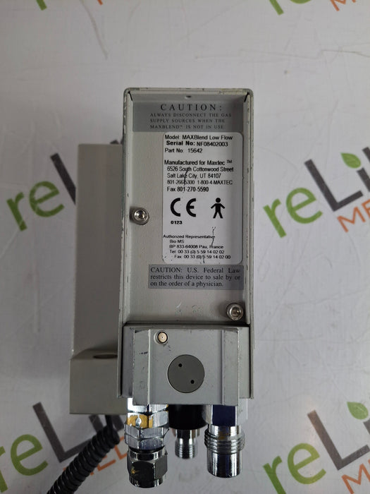 Maxtec, Inc. MAXBlend Low Flow Air/Oxygen Blender