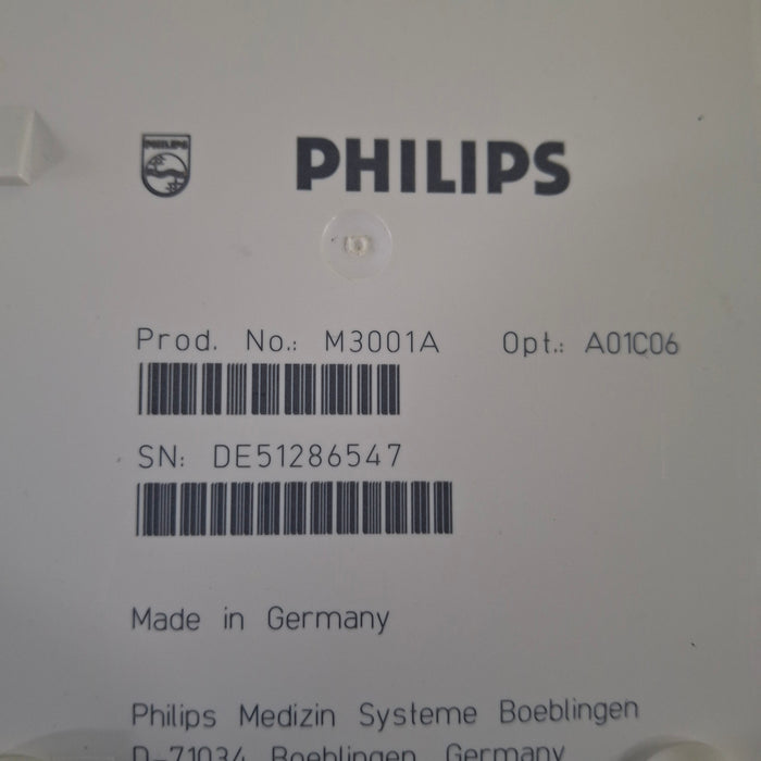 Philips M3001A-A01C06 Fast SpO2, NIBP, ECG, Temp, IBP MMS Module