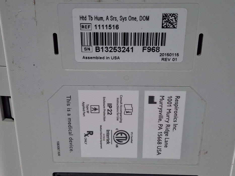 Respironics System One CPAP