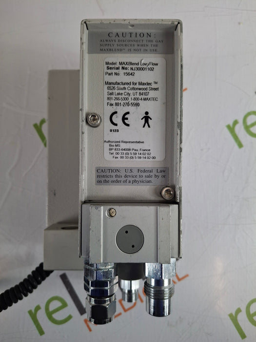 Maxtec, Inc. MAXBlend Low Flow Air/Oxygen Blender
