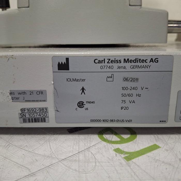 Carl Zeiss IOL Master 500 Optical Biometer