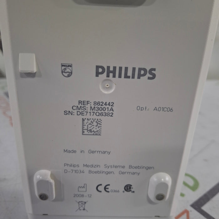 Philips M3001A-A01C06 Fast SpO2, NIBP, ECG, Temp, IBP MMS Module