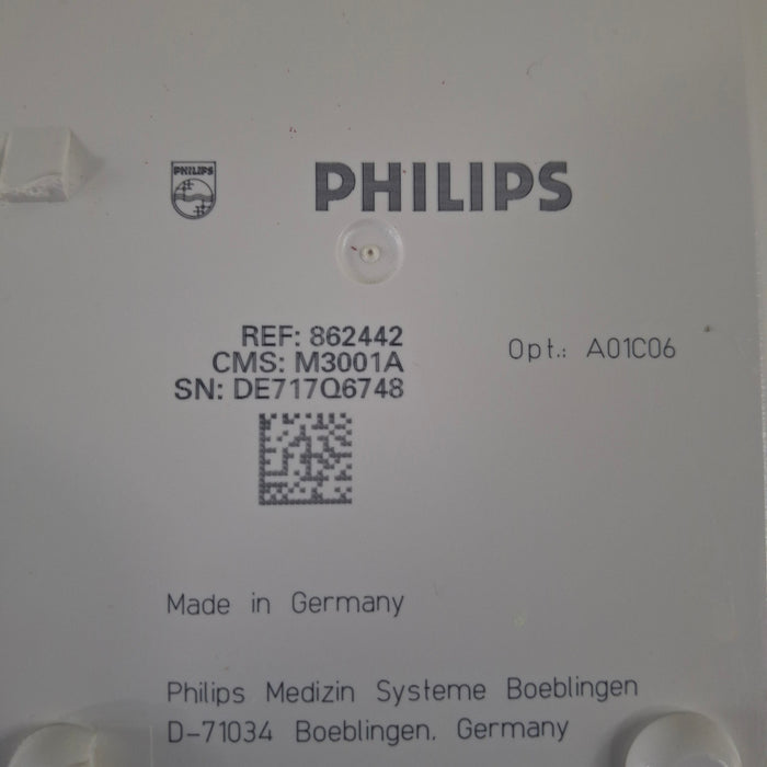 Philips M3001A-A01C06 Fast SpO2, NIBP, ECG, Temp, IBP MMS Module