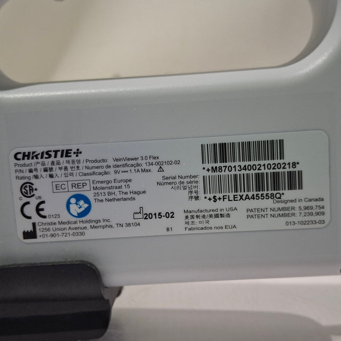 Christie Medical Holdings VeinViewer 3.0 Flex Portable Mobile Vein Viewer