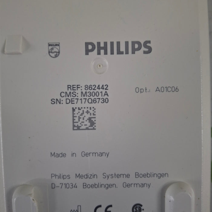 Philips M3001A-A01C06 Fast SpO2, NIBP, ECG, Temp, IBP MMS Module