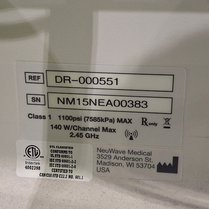 NeuWave Medical Certus 140 Ablation System