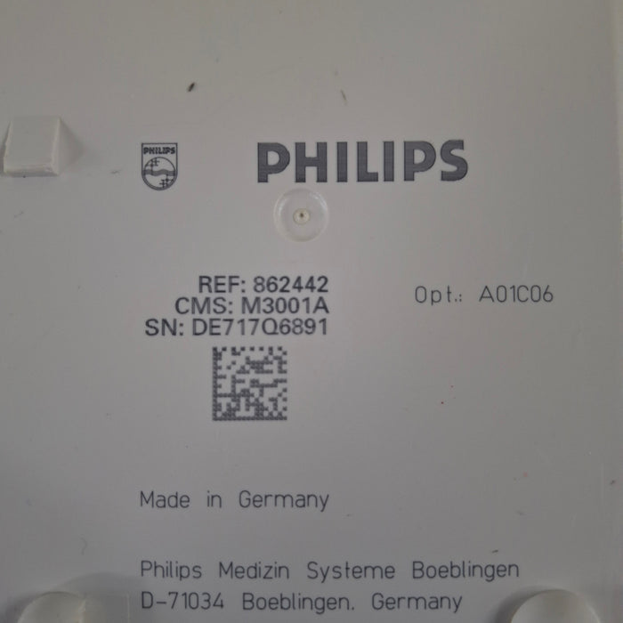Philips M3001A-A01C06 Fast SpO2, NIBP, ECG, Temp, IBP MMS Module
