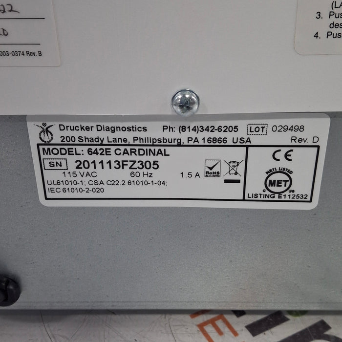 Cardinal Health 6F Benchtop Centrifuge