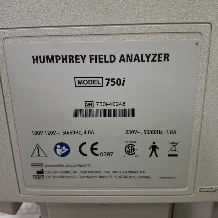 Carl Zeiss 750i Humphrey Field Analyzer