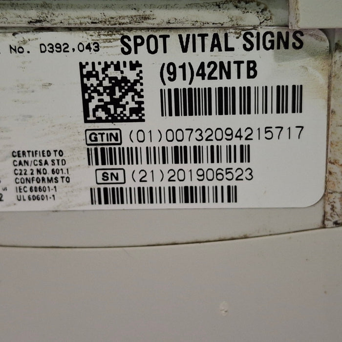 Welch Allyn Spot 420 - NIBP, Temp, Nellcor SpO2 Vital Signs Monitor