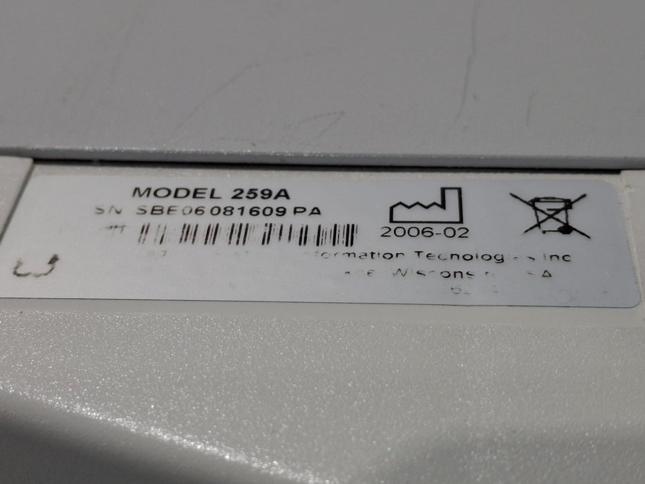 GE Healthcare Corometrics 250cx Series Model 259cx Fetal Monitor