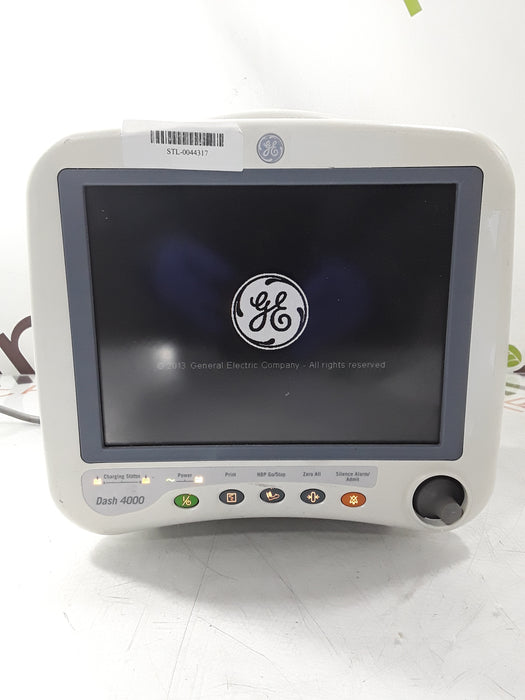 GE Healthcare Dash 4000 - GE/Nellcor SpO2 Patient Monitor