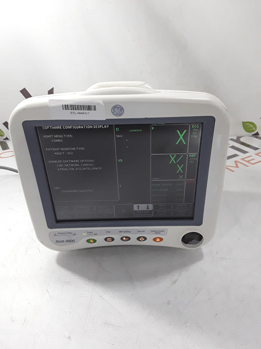 GE Healthcare Dash 4000 - GE/Nellcor SpO2 Patient Monitor