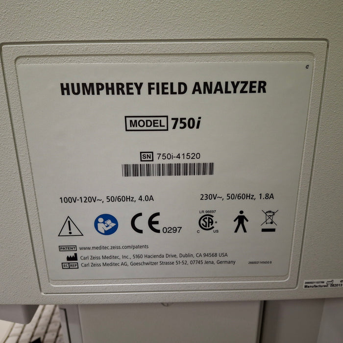 Carl Zeiss 750i Humphrey Field Analyzer