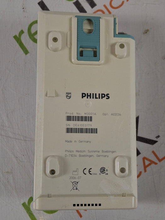 Philips M3001A-A02C06 OxiMax SpO2, NIBP, ECG, Temp, IBP MMS Module