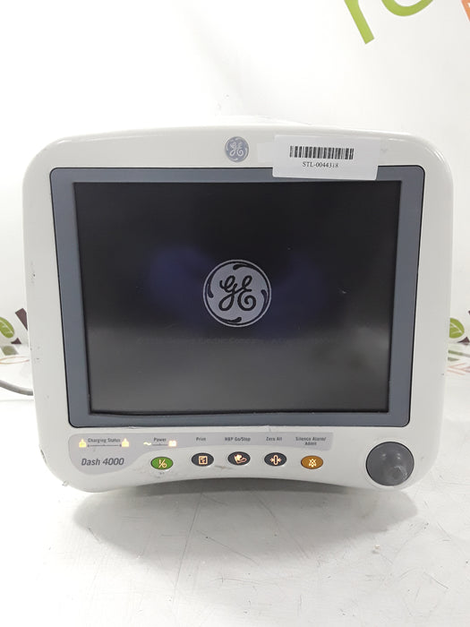 GE Healthcare Dash 4000 - GE/Nellcor SpO2 Patient Monitor