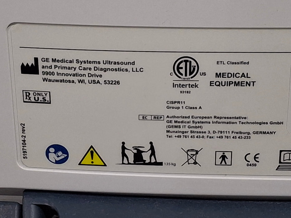 GE Healthcare Logiq E9 Ultrasound