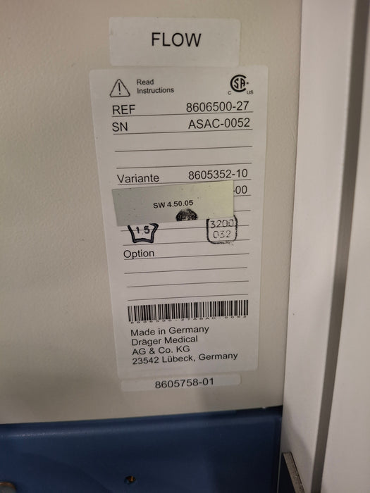 Draeger Medical Apollo Anesthesia System