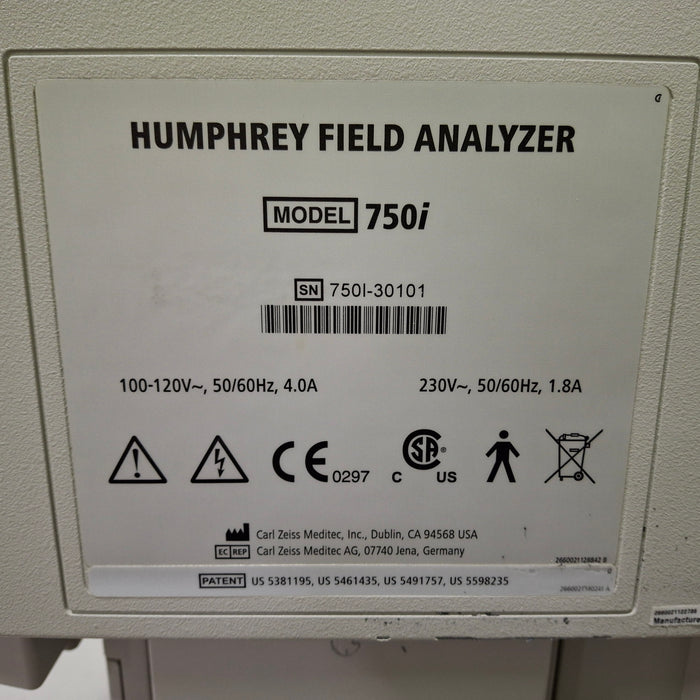 Carl Zeiss 750i Humphrey Field Analyzer