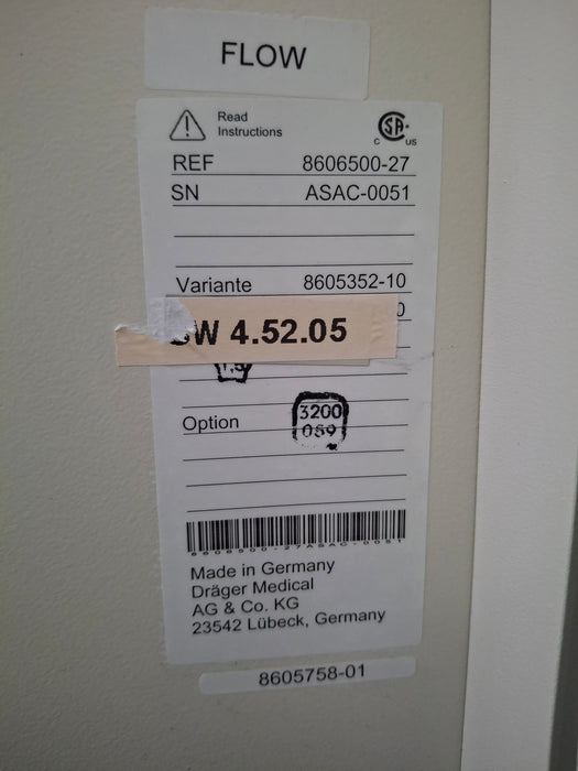 Draeger Medical Apollo Anesthesia System