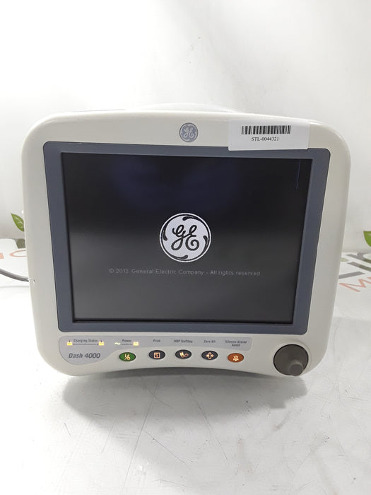 GE Healthcare Dash 4000 - Masimo SpO2 Patient Monitor