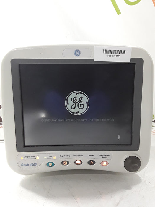 GE Healthcare Dash 4000 - Masimo SpO2 Patient Monitor