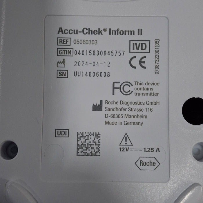 Roche Diagnostics Accu-Check Inform II Blood Glucose Meter