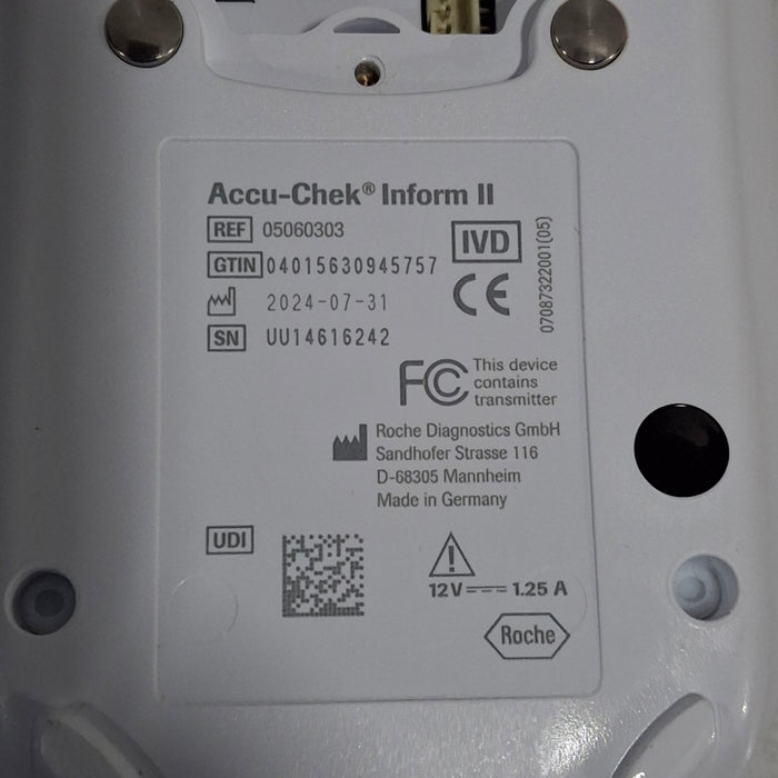 Roche Diagnostics Accu-Check Inform II Blood Glucose Meter