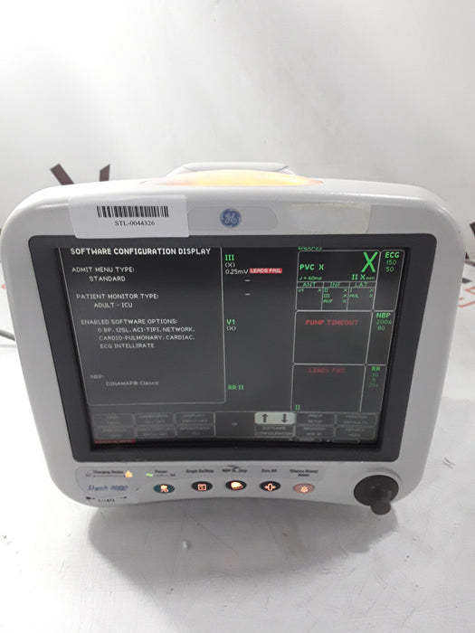 GE Healthcare Dash 4000 - Masimo SpO2 Patient Monitor
