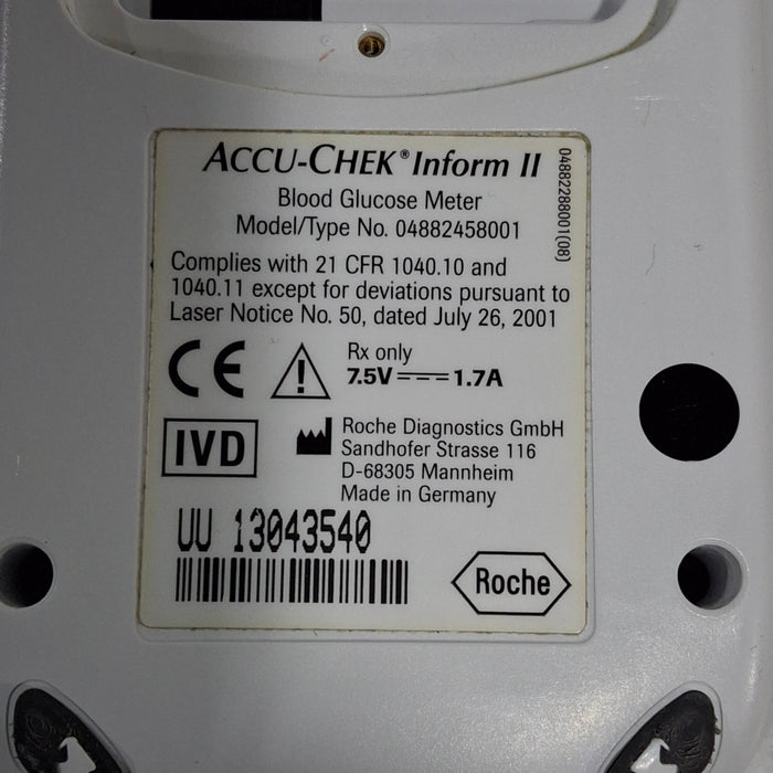 Roche Diagnostics ACCU-CHEK ll Glucose Monitor