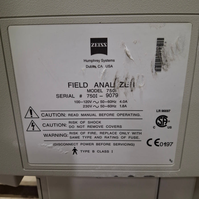 Carl Zeiss 750i Humphrey Field Analyzer