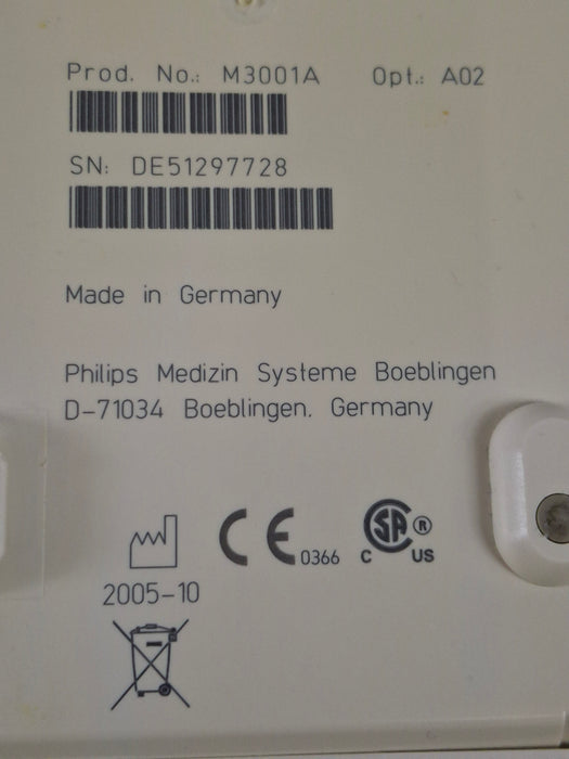 Philips M3001A-A02 OxiMax SpO2, NIBP, ECG MMS Module
