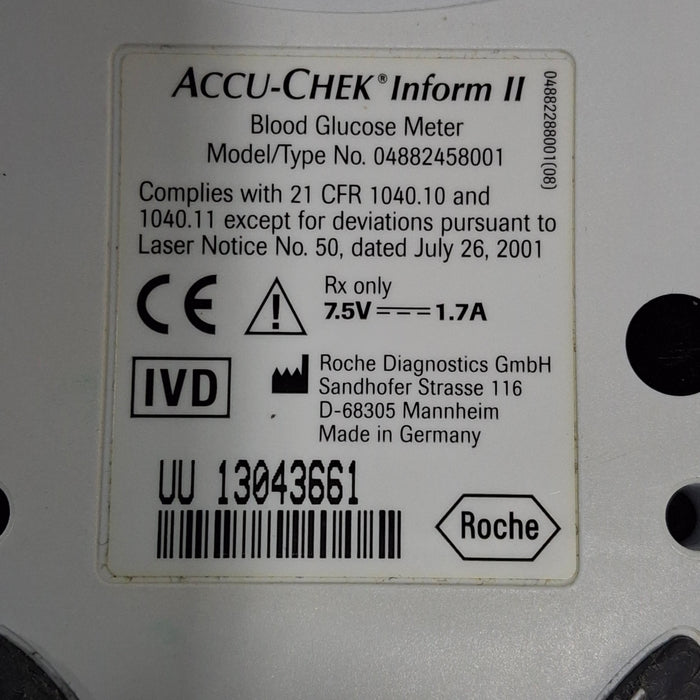 Roche Diagnostics ACCU-CHEK ll Glucose Monitor