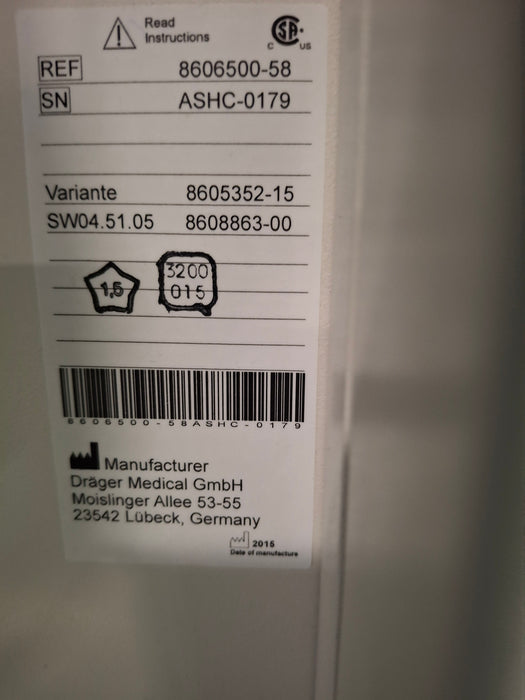 Draeger Medical Apollo Anesthesia System